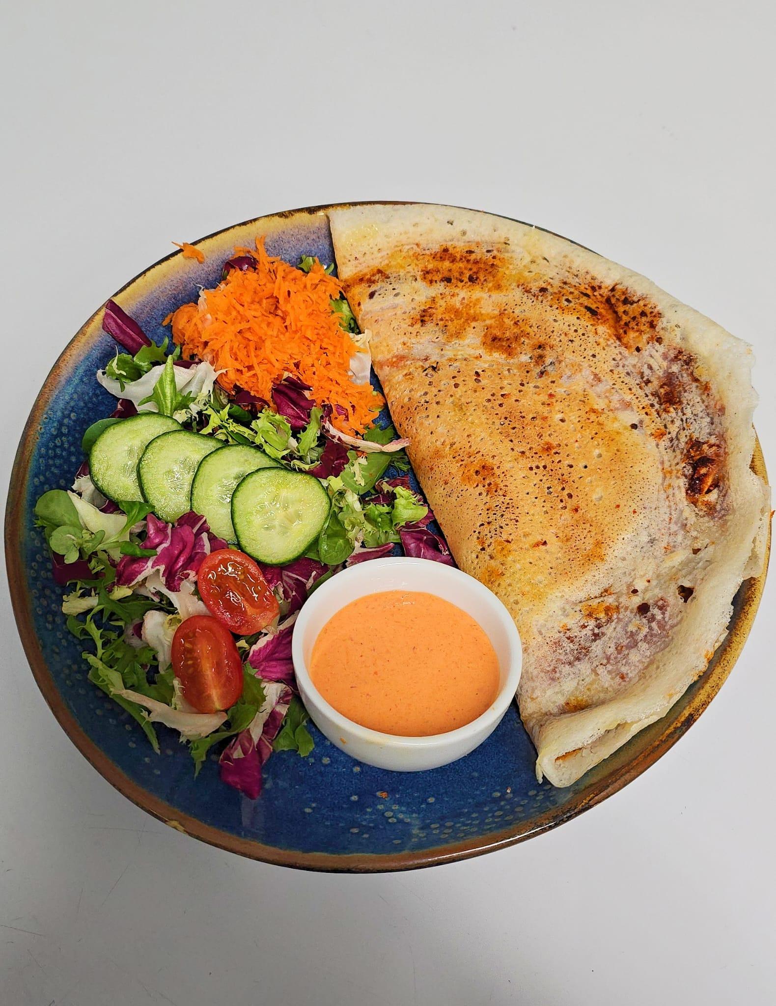 Cheese Dosa – Kyckling / Ägg